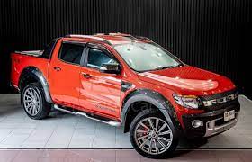 รายละเอ ยดขายรถกระบะ ford ranger ฟอร ด เรนเจอร 3 2 wildtrak 4wd รถป 2013 ส ส ม 4 ประต เคร องยนต 3198 cc เก ยร อ ตโนม ต เลขไมล 36 ด เซล รถบ าน เคร องยนต