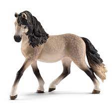 Cod 18683 top buckskin andalusian horse with 174cm. Schleich Andalusian Mare Dappled Buckskin Triple Mountain Model Horses