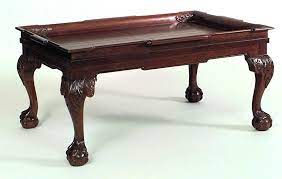 Featuring curved legs in the traditional opium style, it is the perfect centerpiece for your living room. English Chippendale Table Coffee Table Mahogany Mahogany Coffee Table Coffee Table Table