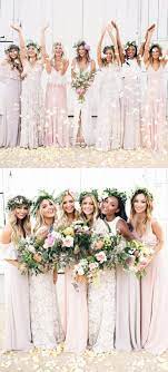 V Neck Sleeveless Pink Chiffon Bridesmaid Dresses Mismatched Bridesmaid Dresses Bohemian Bridesmaid Dress Bridesmaid Dresses Boho Unique Bridesmaid Dresses