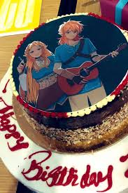 This amazing diabetic birthday cake recipe is super easy to make, uses regular ingredients and everybody will love it. Botw My Fience Made This Cake For Me In My Last Birthday Zelda Is Holding An Insulin Cause I M A Diabetic Zelda