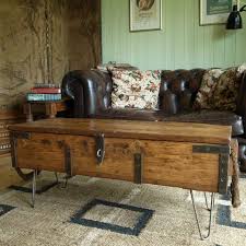 Vintage Trunk Coffee Table Storage Trunk Industrial Chest Mid Century Military Chest 1950s Chest Retr Chest Coffee Table Coffee Table Coffee Table With Storage