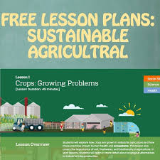 Three Units Of Free Lesson Plans On Sustainable Agriculture High School Science Free Lesson Plans Agriculture Education Classroom Lesson Plans