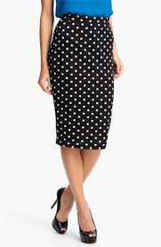 Black And White Polka Dot Midi Skirt Bobeau Dot Midi Skirt Nordstrom Dot Midi Skirt Cute Work Outfits Fashion