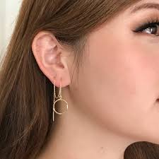 Sterling Silver or Gold Threader Earrings