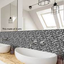 7 99us 40 off funlife keuken decoratie zelfklevend mozaiek tegel sticker badkamer muur vinyl behang waterdicht voor tegels pvc panel splashback wall sticker wall decor bedroom brick decor kitchen wall stickers