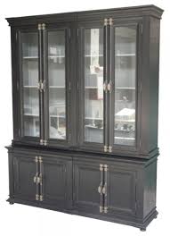 This functional storage cabinet has 2 tempered glass doors that open to two shelves for versatile storage.the classic white paint on the contemporary furniture will surely compliment any room decor. Large Shabby Chic Country House Style Cabinet With 4 Doors Buffet Cabinet Wardrobe Dining Room