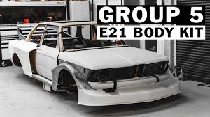 Bmw e30 ac schnitzer full bodykit spoiler euro late bumper 316 318 320 324 325. Test Fitting Our E21 Gr5 Body Kit Group 5 Project Ep2 Youtube