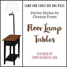 Floor lamps with tables built in. Table Floor Lamps Provide An Excellent Space Saving Solution With Both The Table And Lamp Adjoined You Re Abl End Table With Lamp Lamp Table Lamps Living Room