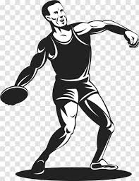 Athletes throw a metal disc weighing 2kg for men, 1kg for women, that is 22cm in diameter for men, and 18cm for women, as far as possible while remaining. Discus Throw Athlete Track And Field Athletics Stock Photography Sports Equipment Athletes Transparent Png