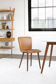 Sede Toscana Tan Walnut Dining Chair Dining Chairs Tan Dining Chair Tanned Leather Dining Chairs