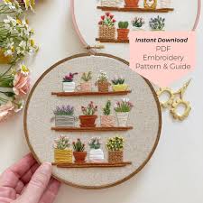 The Flower Shop Embroidery Pattern