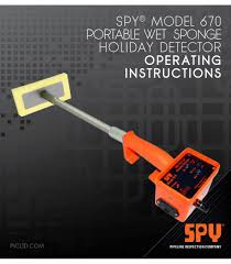 Ce marked pcwi compact detectors comply with the requirements. Spy 670 Operating Instructions Manual Pdf Download Manualslib