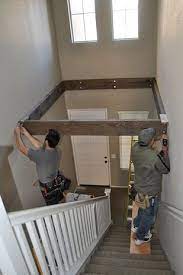 Turn Dead Space Above A Staircase Into A Playroom Home Diy Home Home Remodeling