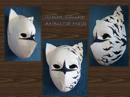 Anbu Uchiha Sasuke Cat Mask Anbu Mask Cat Mask Sasuke