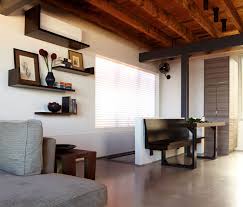 Doable Design To Hide Mini Split Indoor Unit Living Room New York Wood Shelves Living Room Modern Living Room