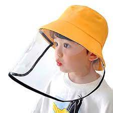 10 49 Multifunctional Bucket Hat Kids Anti Dust Anti Spitting Anti Fog Droplets Cover Full Face Fisherman Cap Children Protective Hat Fisherman Cap Photo Face Masks Full Face