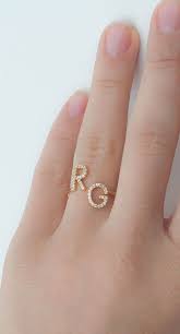 Initial Ring Couples Ring Couples Gift Personalized Wedding Gift Personalized Ring Letter Ring Pers Gold Ring Designs Jewelry Gold Earrings Designs