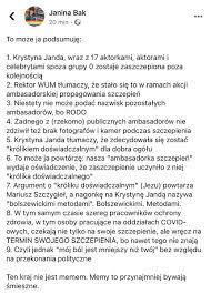 Oprócz wykładów prowadzi również konferencje i szkolenia. Janina Daily Janinadailyblog Twitter