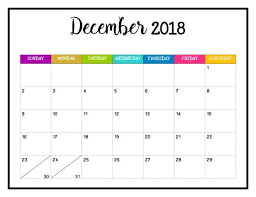 December 2018 Printable Calendar Wallpaper Printable Calendar Pages 2018 Printable Calendar Calendar Printables