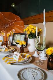 Umbrella Themed Tablescape Photographed By Anna Routh Photography Beautiful Table Settings Beautiful Table Table Decorations