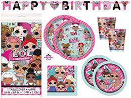 Juega gratis a este juego de en vivo y demuestra lo que vales. Amazon Com Lol Juego De Accesorios Para Fiestas De Cumpleanos Platos Para Cenas Y Tartas Vasos Servilletas Decoraciones Deluxe Con Pancarta Serves 16 Toys Games