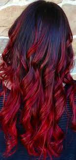 It is a great hairstyle for a woman having long and voluminous black hair. 40 Vivid Ideas For Black Ombre Hair Hair Styles Red Ombre Hair Black Hair Ombre
