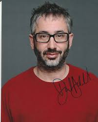 DAVID BADDIEL AUTOGRAPH SIGNED 10" X 8 " PHOTO COA 55