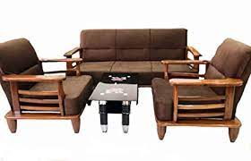 Maybe you would like to learn more about one of these? Sif Shiva Interiors And Furnitures Present Pure Malaysian Teakwood Wood 5 Seater Sofa Set 3 1 1 For Living Room Brown Amazon In Furniture
