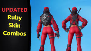 This skin was created by codcrafted and replaces the carbide! Ruby Skin Combos In Fortnite Updated Youtube