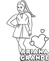 Find the best ariana grande wallpapers on getwallpapers. Singers Coloring Pages Pop Stars Topcoloringpages Net