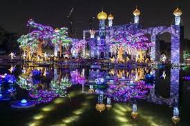 World S Largest Glow Destination Dubai Garden Glow To Open For Visitors Today Riveria Global Dubai Garden Miracle Garden Botanical Gardens Near Me