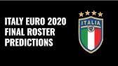 Originally to be played at 13 venues, two hosts were. Rebirth Of Italy Euro 2021 Lineup Predictions 4k Youtube