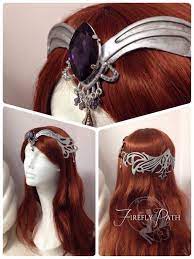 Original Princess Zelda Wedding Crown By Lillyxandra Legend Of Elf Jewelry Cosplay Costume Larp Equipment Gear Magic Ite Zelda Wedding Elf Jewelry Hair Jewelry