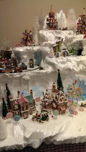 Pin By Christi Sturdevant On The Village Idiot Christmas Village Decorations Christmas Village Display Christmas Village Sets