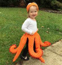 Octopus Costume Pattern For Toddlers And Preschoolers 2 4 Or Squid Costume In 2021 Octopus Costume Squid Costume Kids Costumes