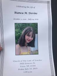 Clark called the police, and as officers. Jon Campbell On Twitter Bianca Devins Funeral Just Wrapped Up At The Church Of Our Lady Of Lourdes Her Grandfather Affectionately Known As Frankie Led The Crowd In A Poignant Chant Love