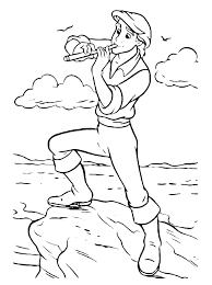 Ariel is now the wife of prince eric despite all the dangers that she was able to go through with the support of polochon and against the will of her father the king. Flute Coloring Pages Best Coloring Pages For Kids In 2021 Mermaid Coloring Pages Little Mermaid Coloring Pages Mermaid Coloring