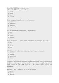 Contoh Soal Toeic Grammar Dan Jawaban