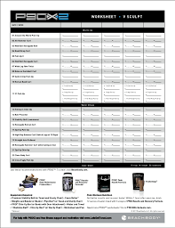 P90x chest and back worksheet are a comprehensive workout, which helps you to build muscles in the chest and back area. P90x2 Worksheets