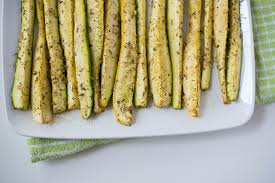 Coat top of breaded zucchini with cooking spray. Healthy Baked Zucchini Fries Low Carb And Gf A Sweet Pea Chef