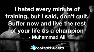 Positive thoughts, great advice and ideas from experts. Muhammad Ali Quotes Greatesttweets Com