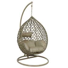 This unique swinging chair is the perfect addition to any space outside, like a backyard patio, deck, in a sunroom or garden, or near a pool, or outdoor bar. B Q Egg Swing Chair Off 74