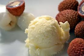 Litschi Eis Lychee Eiscreme Rezept Lebensmittel Essen Fruchteis Selber Machen Lecker