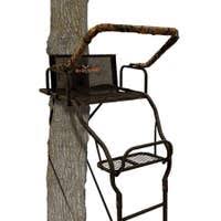 Lightweight yet sturdy, it gives you a stable, open position from which to take your trophy. Big Game Guardian Xlt 2 Man Ladder Tree Stand