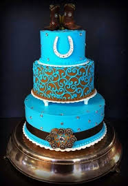 Blue Country Wedding Cake Western Wedding Cakes Country Wedding Cakes Cowgirl Cakes