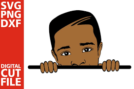 Download Peeking Black Boy Svg Black Kids Svg Black Girl Magic Svg 357507 Cut Files Design Bundles