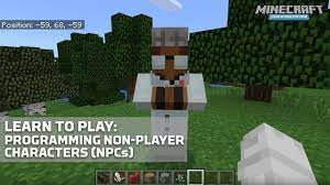 Go into the plugin config and delete all current npc's that are spawned (shut down the server before hand) life isn't what you go to your agent in minecraft and equip him with blocks. Learn To Play Programming Npcs Minecraft Education Edition