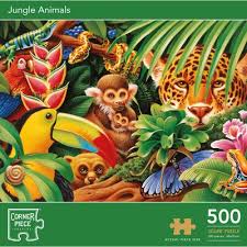 And with this puzzle, players have to puzzle out how to get those ingredients and use them to create magical items. Jungle Animals 500 Piece Jigsaw Puzzle From 5 00 The Works