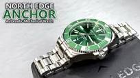 North Edge ANCHOR 42mm Automatic Mechanical Watch (MIYOTA 8215 Movement)  FULL REVIEW - UNBOXING ASMR